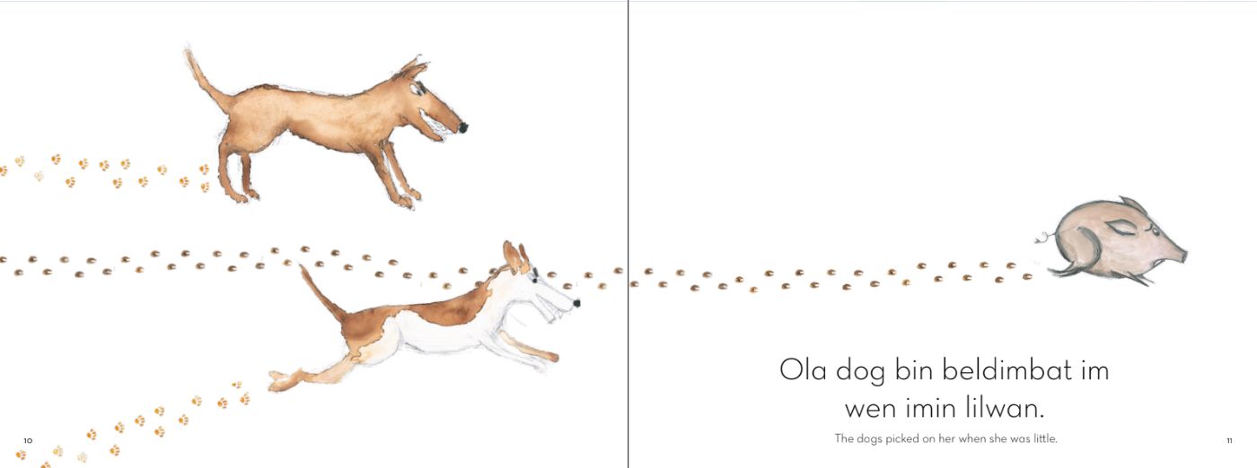 Moli det bigibigi (Molly the pig)
