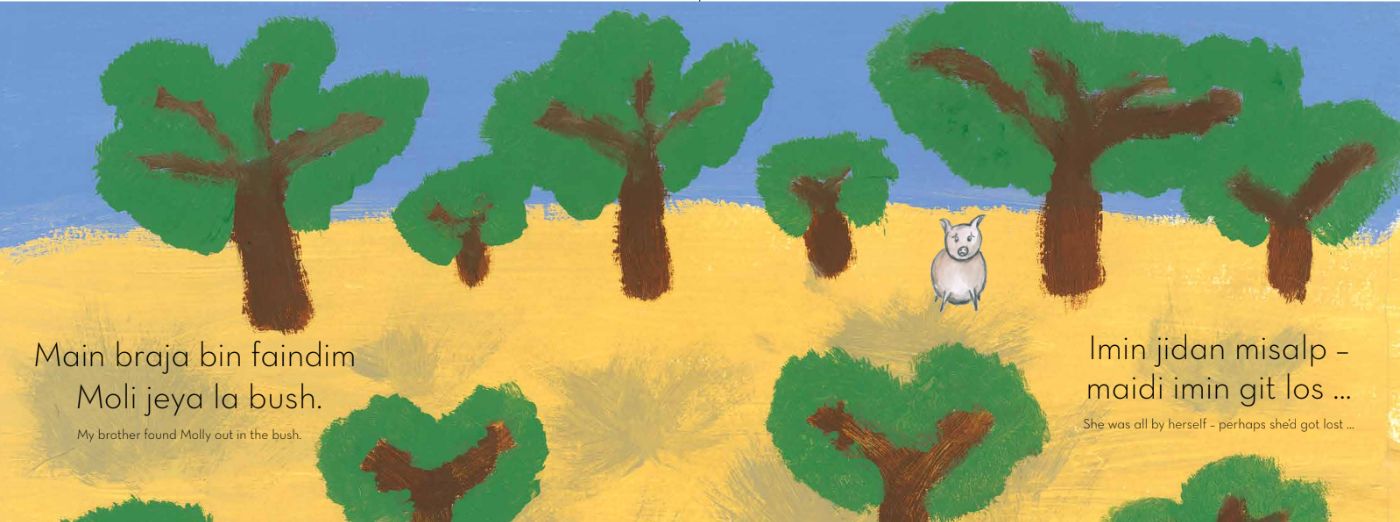 Moli det bigibigi (Molly the pig)