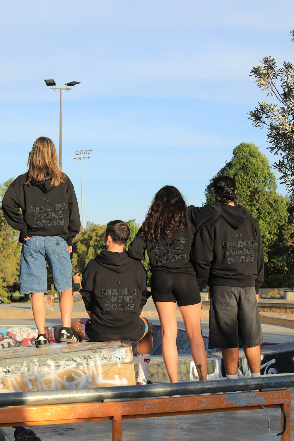 Black Reading Opens Doors Hoodie