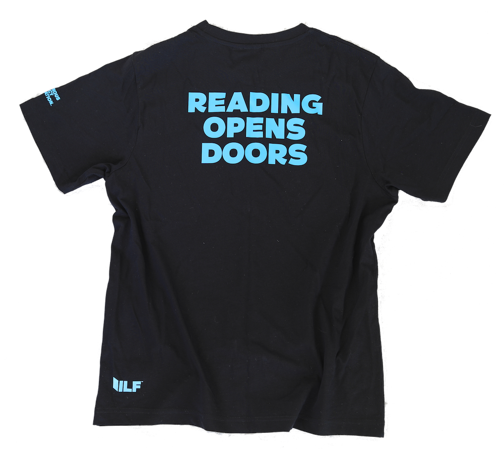 Black Reading Opens Doors T-shirt