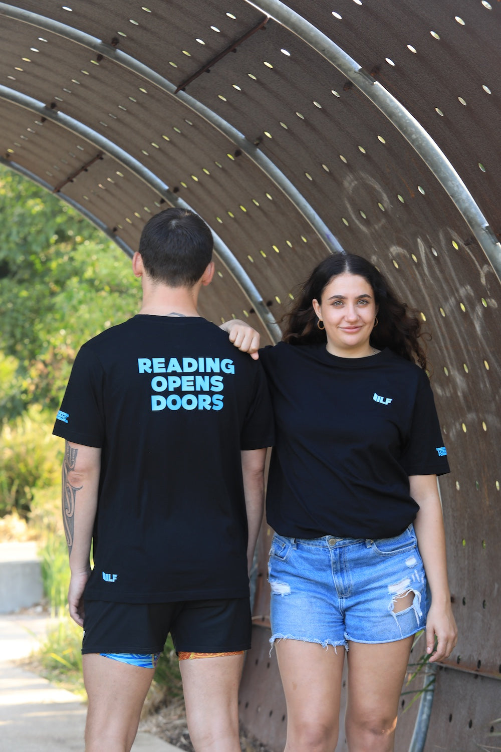 Black Reading Opens Doors T-shirt