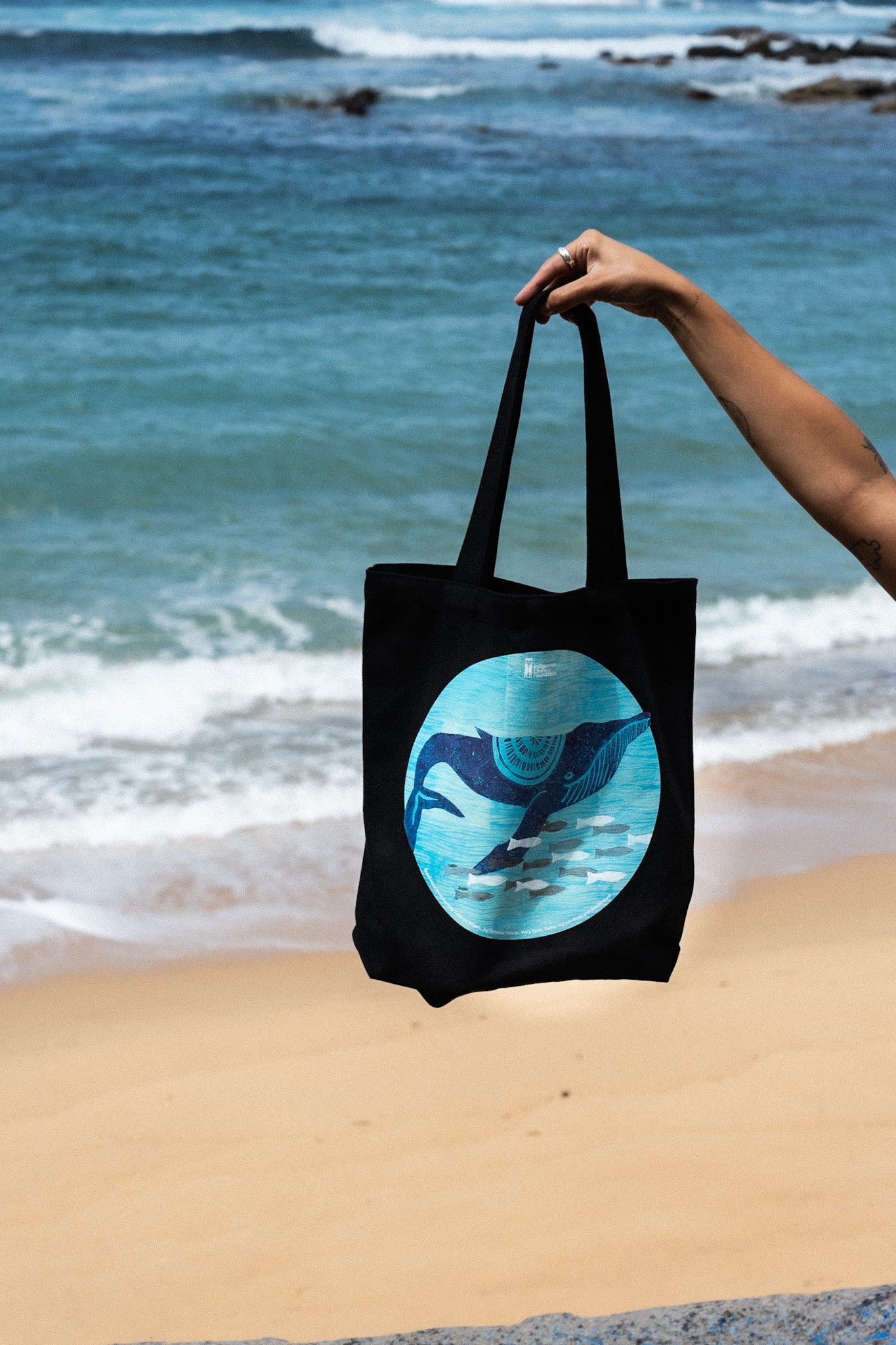 Yari (Whale) Tote Bag