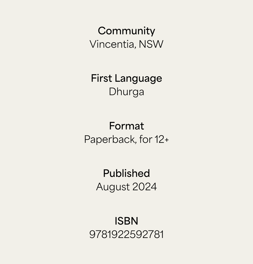 ngayawanj bagan-nggul, ngayawanj barra barra-nggul:  we belong to the land, We belong to the sea