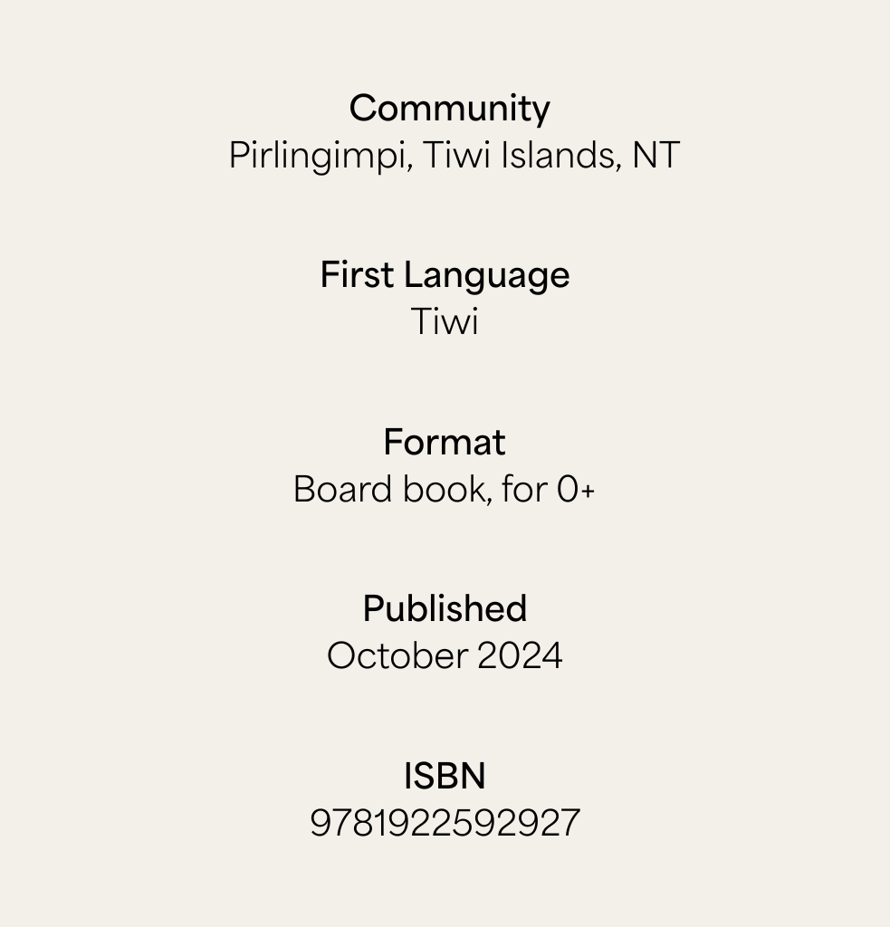 Ngirringirri Kirijinga Japalinga: Shining Little Star